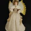 32" Gold Animated Musical Angel Tree Topper