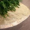 48" Golden Mesh Filigree Tree Skirt