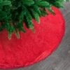 60" Red Metallic Tree Skirt