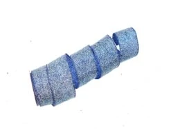 2.5" X 10 YD Blue Glitter Ribbon