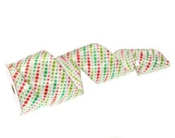 2.5" X 10 YD Polka Dots Ribbon Set Of 3