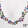 6 FT X 7" Shiny Multicolor Ball Garland