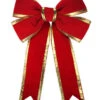 8 FT Red & Gold Bow