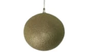 8" Gold Sequin Ball Set Of 4