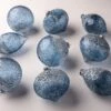 5" Blue & Silver Ornament Set Of 9