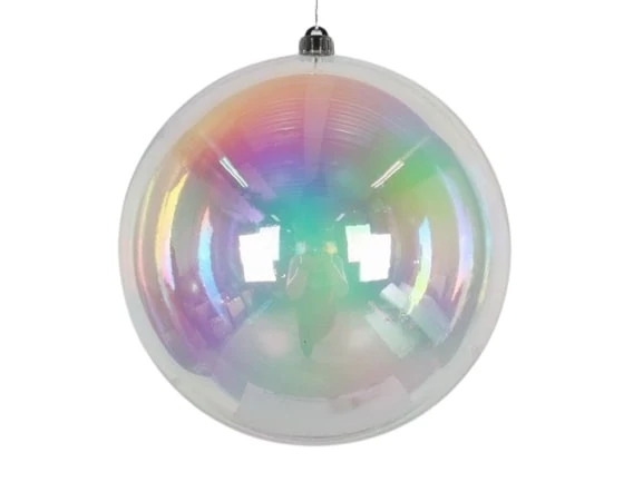 10" Iridescent Ball Set Of 2 1 10" Iridescent Ball Set Of 2