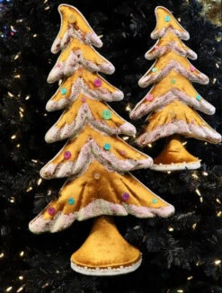 17" Brown Flocked Tree -Christmas Decoration Shop 0671408328WEB1