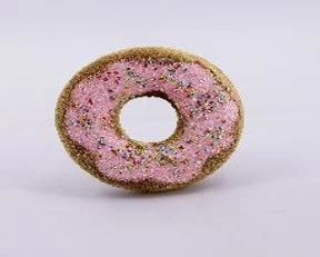 5" Pink Donut With Sprinkles Ornament Set Of 6 1 5" Pink Donut With Sprinkles Ornament Set Of 6
