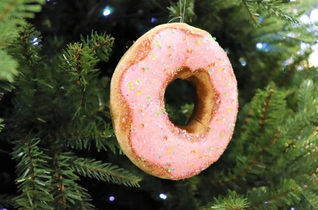 5" Pink Donut With Sprinkles Ornament Set Of 6 2 5" Pink Donut With Sprinkles Ornament Set Of 6 - Image 2