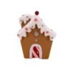 7" Gingerbread House Ornament Set Of 4