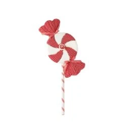 3 FT Peppermint Stripes Candy Pick Set Of 2
