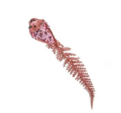 12" Pink Long Tail Bird Set Of 6