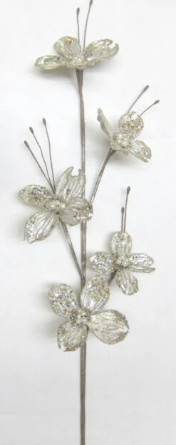 38" Dogwood Spray Set Of 6 -Christmas Decoration Shop 0671408803