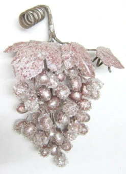 13" Grape Cluster With Leaves Set Of 2 9 13" Grape Cluster With Leaves Set Of 2 -Christmas Decoration Shop 0671408819