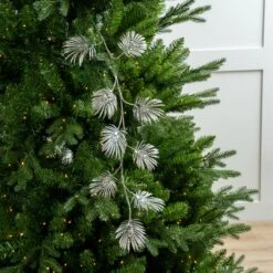 29" Diamond Leaf Spray Set Of 6 -Christmas Decoration Shop 0671409032 2