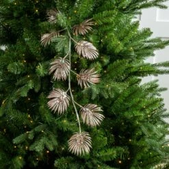 29" Diamond Leaf Spray Set Of 6 -Christmas Decoration Shop 0671409034 2