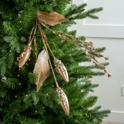 32" Glittered Twig Spray Set Of 6 15 32" Glittered Twig Spray Set Of 6 -Christmas Decoration Shop 0671409045 2