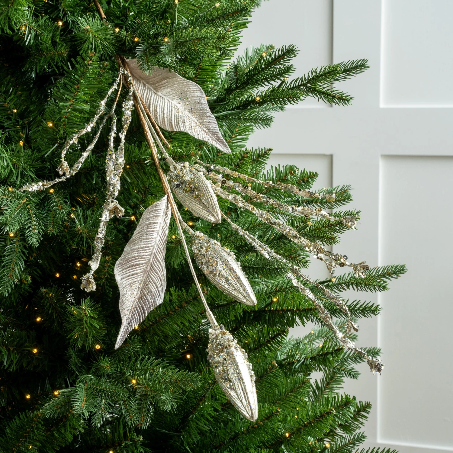 32" Glittered Twig Spray Set Of 6 6 32" Glittered Twig Spray Set Of 6 - Image 6