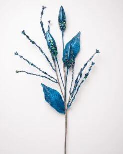 32" Glittered Twig Spray Set Of 6