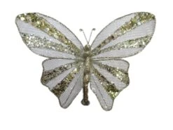 9" Celline Butterfly Clip Set Of 6