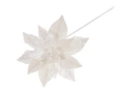 18" Poinsettia Stem Set Of 6 -Christmas Decoration Shop 0671409555A