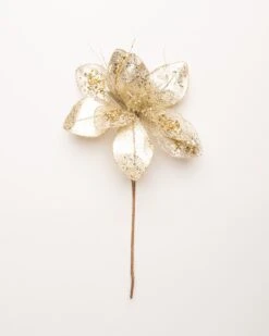 14" Poinsettia Pick Set Of 6