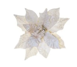 21" Giant Poinsettia Set Of 2 -Christmas Decoration Shop 0671409661B