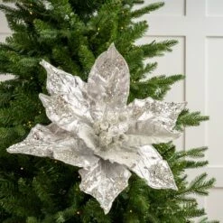 21" Giant Poinsettia Set Of 2 -Christmas Decoration Shop 0671409663 1