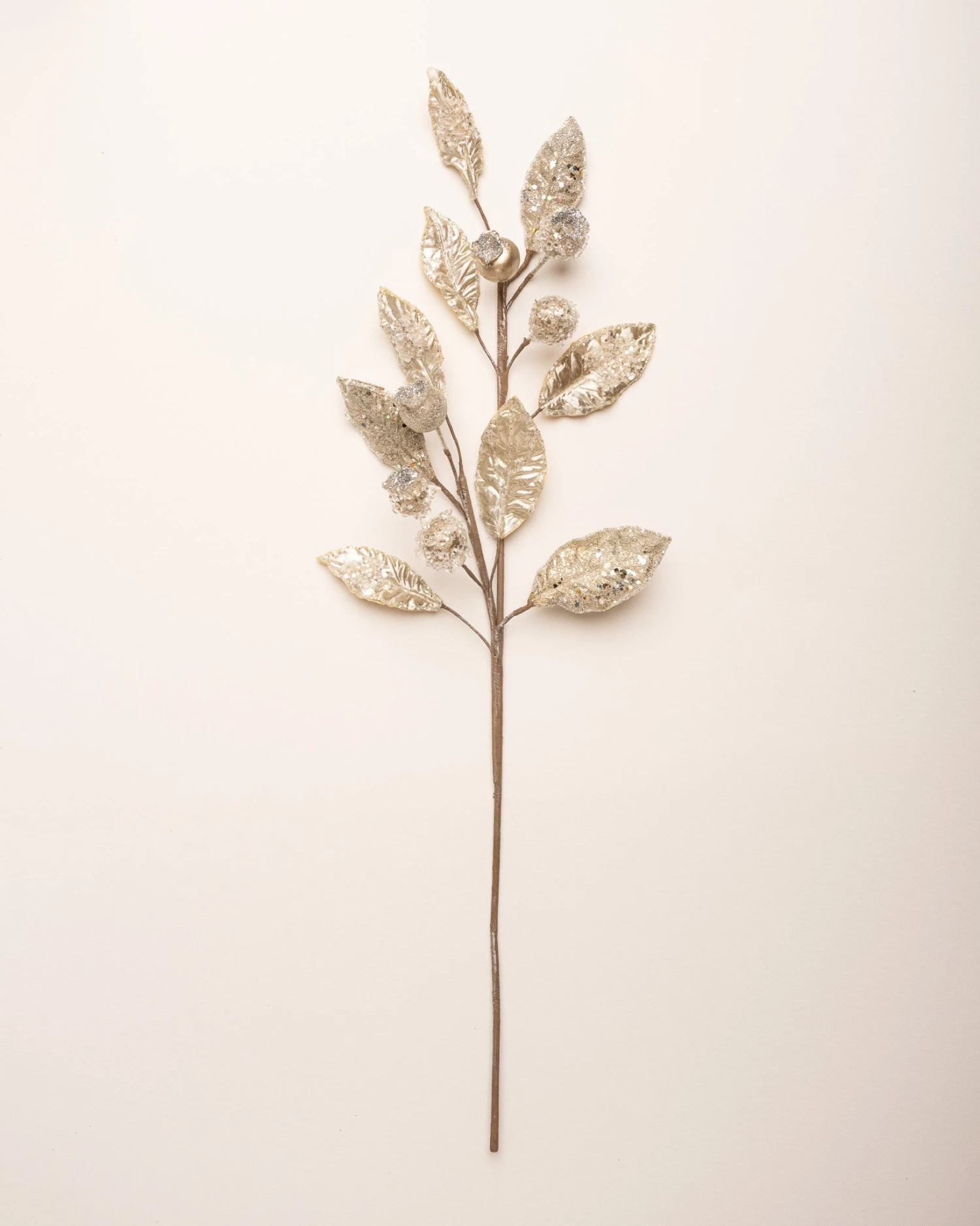 30" Icy Mini Pomegranate Leaf Spray Set Of 6 4 30" Icy Mini Pomegranate Leaf Spray Set Of 6 - Image 4