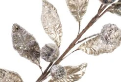 30" Icy Mini Pomegranate Leaf Spray Set Of 6 21 30" Icy Mini Pomegranate Leaf Spray Set Of 6 -Christmas Decoration Shop 0671409735B