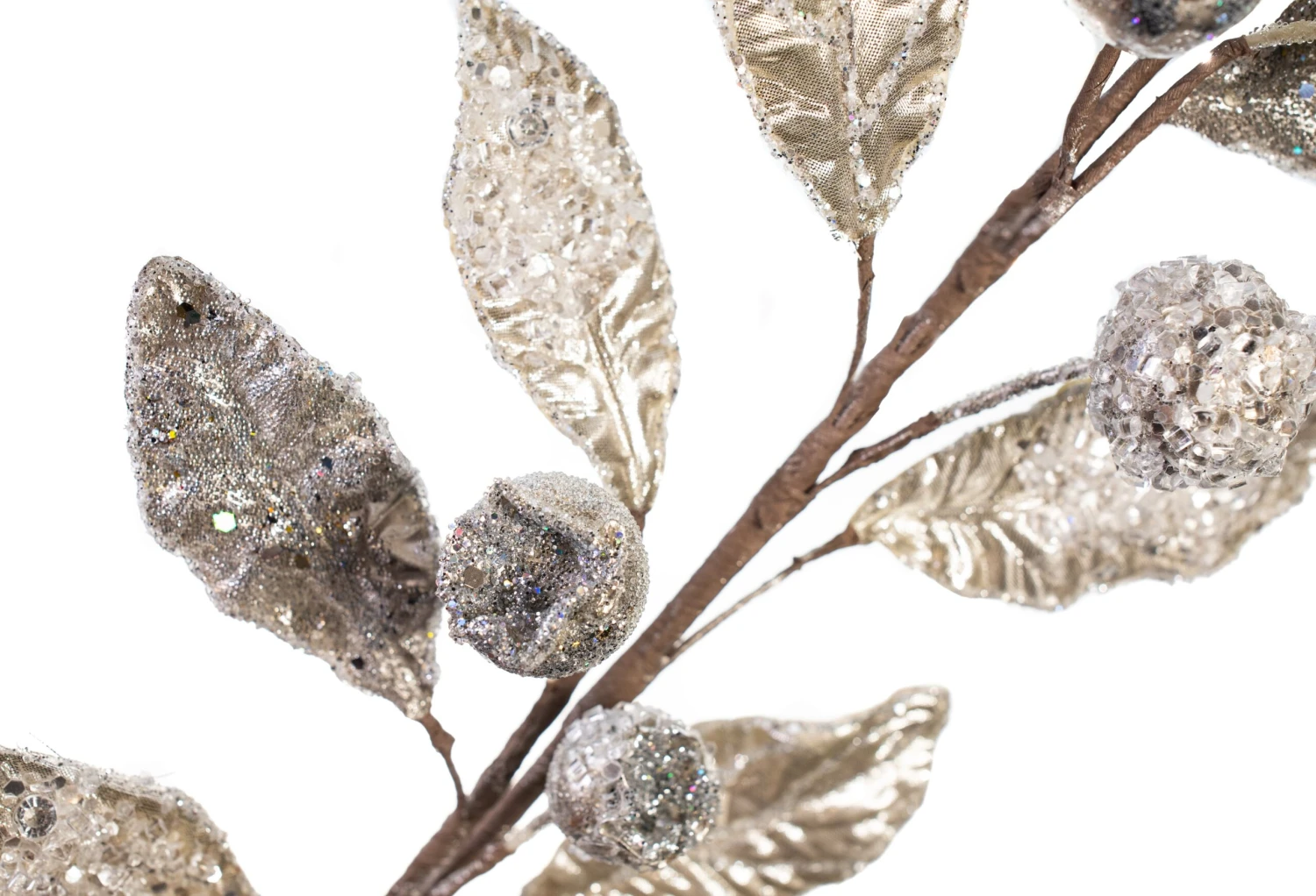 30" Icy Mini Pomegranate Leaf Spray Set Of 6 10 30" Icy Mini Pomegranate Leaf Spray Set Of 6 - Image 10