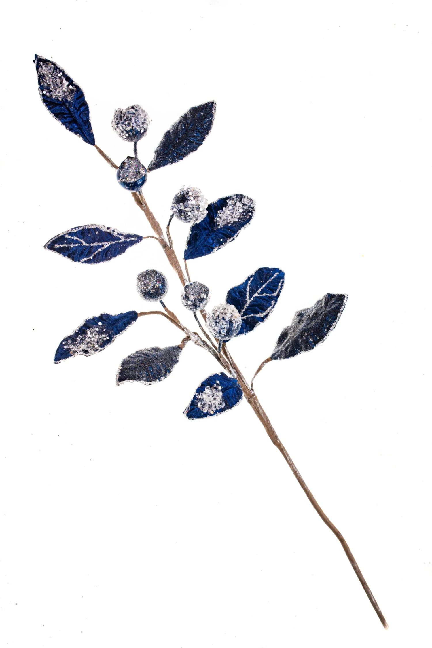 30" Icy Mini Pomegranate Leaf Spray Set Of 6 11 30" Icy Mini Pomegranate Leaf Spray Set Of 6 - Image 11