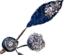 30" Icy Mini Pomegranate Leaf Spray Set Of 6 23 30" Icy Mini Pomegranate Leaf Spray Set Of 6 -Christmas Decoration Shop 0671409736B