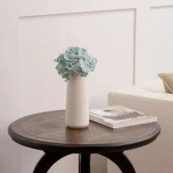 19" Soft Blue Hydrangea Stem Set Of 6 -Christmas Decoration Shop 0671409757 2