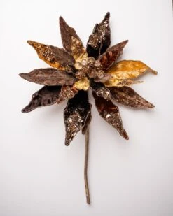 18" Poinsettia Set Of 2 -Christmas Decoration Shop 0671409772 1