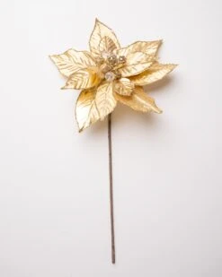 18" Poinsettia Set Of 6 17 18" Poinsettia Set Of 6 -Christmas Decoration Shop 0671409780 1