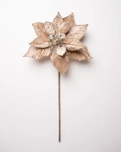 18" Poinsettia Set Of 6 19 18" Poinsettia Set Of 6 -Christmas Decoration Shop 0671409781 1