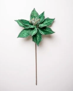 18" Poinsettia Set Of 6 25 18" Poinsettia Set Of 6 -Christmas Decoration Shop 0671409782 1