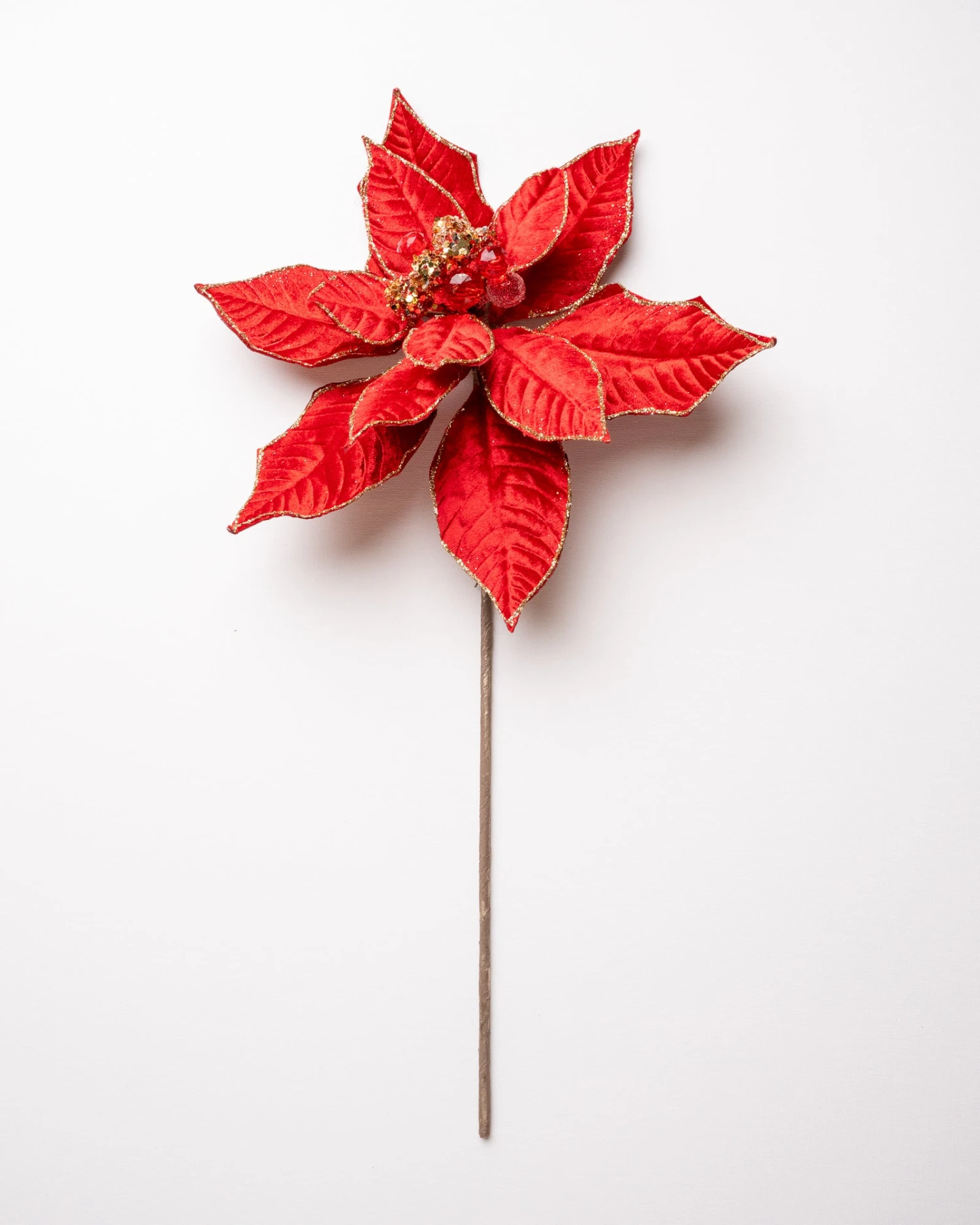 18" Poinsettia Set Of 6 12 18" Poinsettia Set Of 6 - Image 12