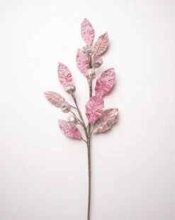 30" Icy Mini Pomegranate Leaf Spray Set Of 6 18 30" Icy Mini Pomegranate Leaf Spray Set Of 6 -Christmas Decoration Shop 0671409791 1