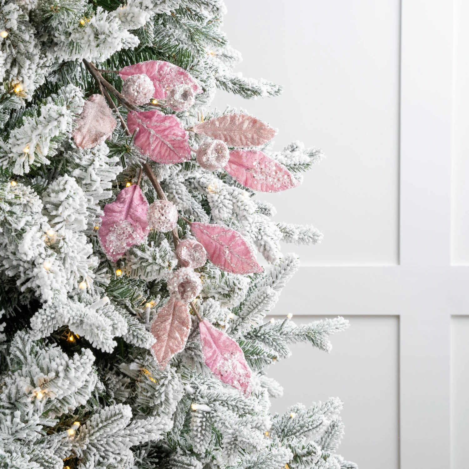 30" Icy Mini Pomegranate Leaf Spray Set Of 6 8 30" Icy Mini Pomegranate Leaf Spray Set Of 6 - Image 8