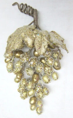 13" Grape Cluster With Leaves Set Of 2 13 13" Grape Cluster With Leaves Set Of 2 -Christmas Decoration Shop 0671409792