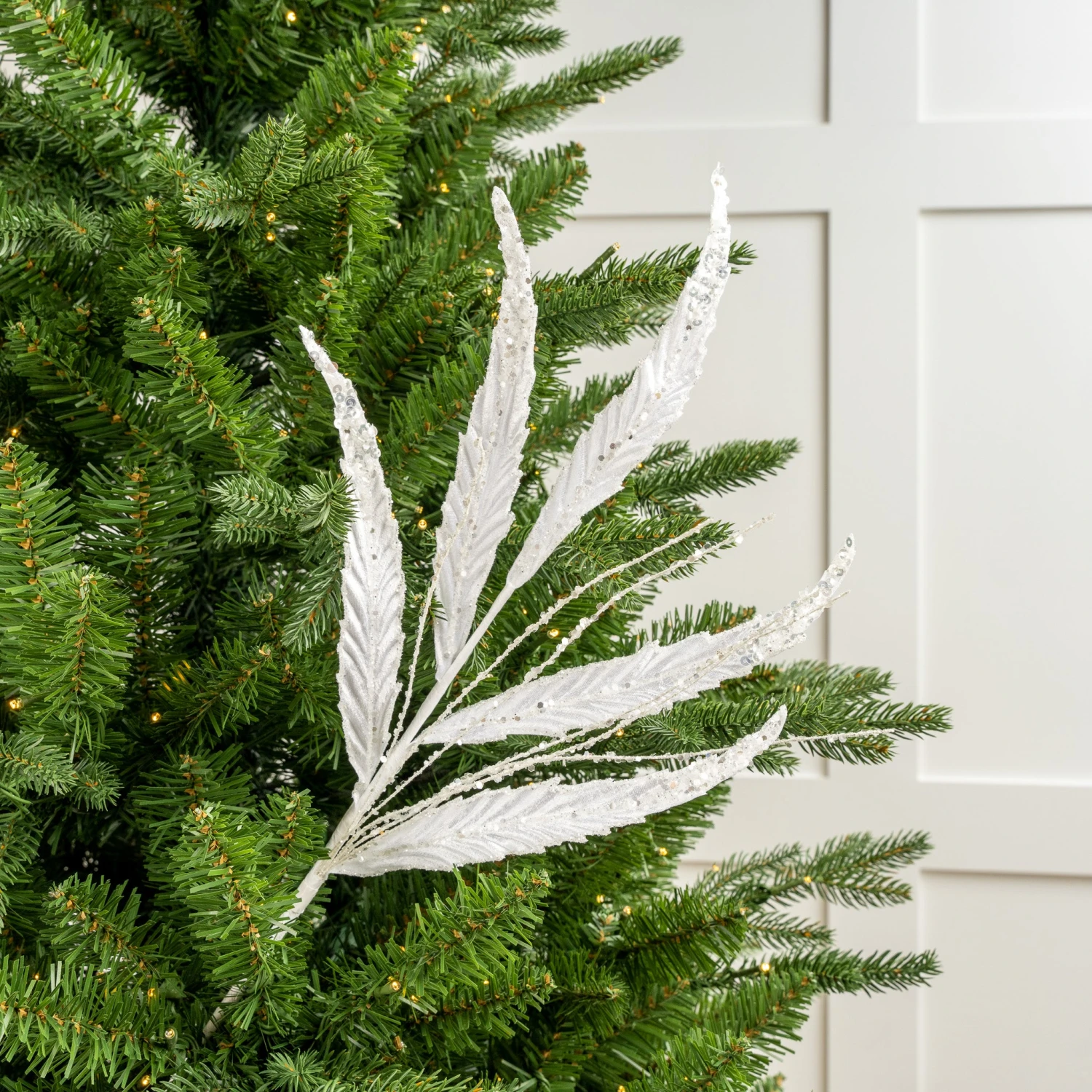 26" Leaves Spray Set Of 12 2 26" Leaves Spray Set Of 12 - Image 2