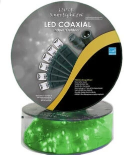 50 FT 150 LED 5MM Concave Coaxial Light Set -Christmas Decoration Shop 0671471154