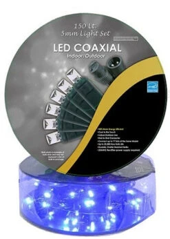 50 FT 150 LED 5MM Concave Coaxial Light Set -Christmas Decoration Shop 0671471155
