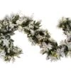 9 FT X 18" Bear Mountain Garland Pre-lit 150 Clear LED Lights