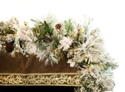 9 FT X 18" Bear Mountain Garland Pre-lit 150 Clear LED Lights 8 9 FT X 18" Bear Mountain Garland Pre-lit 150 Clear LED Lights -Christmas Decoration Shop 0671471209C