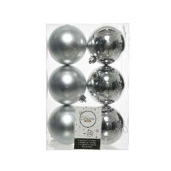 3" Shatterproof Shiny & Matte Ball Set Of 36 -Christmas Decoration Shop 0671490301