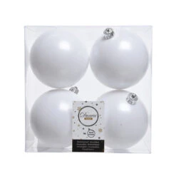 4" Shatterproof Shiny & Matte Ball Set Of 24 -Christmas Decoration Shop 0671490307