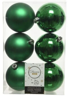 3" Shatterproof Shiny & Matte Ball Set Of 36 -Christmas Decoration Shop 0671490389
